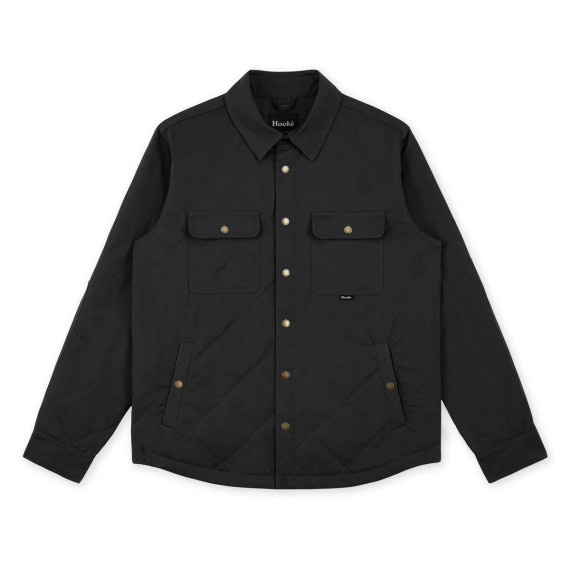 Men's Quilted Jack Shirt - Black