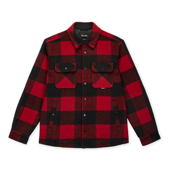 Men's Canadian Insulated Shirt - Black/Red