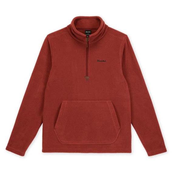 Women's Pullover Polar Fleece - Red Leaf