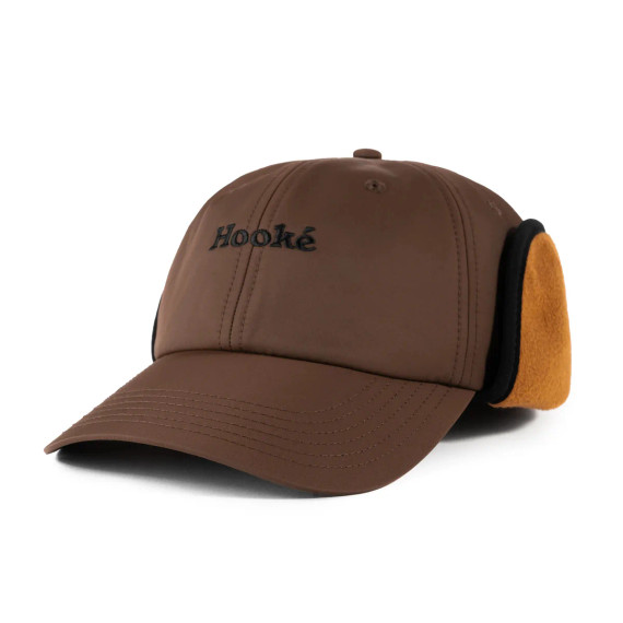 Earflap Dad Hat - Dark Brown/Camel Earflap Dad Hat - Dark Brown/Camel