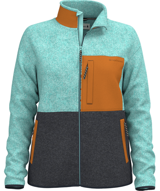 Women's Second Cut Fleece Jacket - Pacific Blue Women's Second Cut Fleece Jacket - Pacific Blue