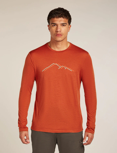 M's Merino 150 Tech Lite Long Sleeve Tee - Rain Ridge - Agate