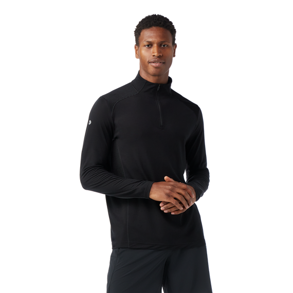 Men's Active Mesh 1/4 Zip - Black