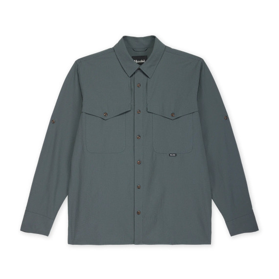 Men's Fly Fishing Shirt - Dark Slate