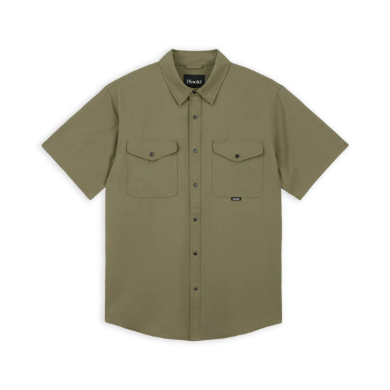 Men's River Short Sleeve Shirt - Burnt Olive