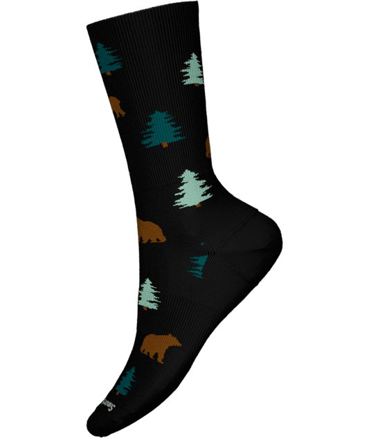 Everyday Through The Trees Crew Sock - Black