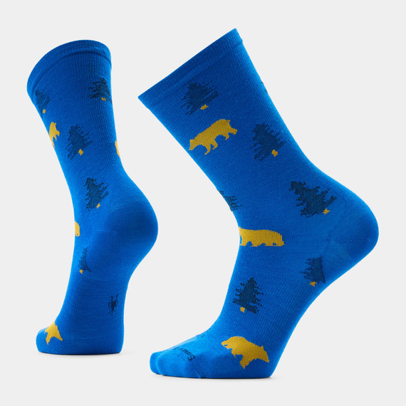 Everyday Through The Trees Crew Sock - Laguna Blue