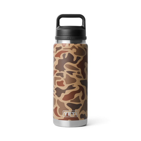 Rambler 26oz Bottle Chug -Wetlands Camo