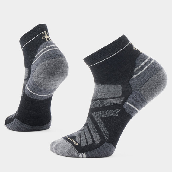 Men's Hike Targeted Cushion Ankle Socks - Black