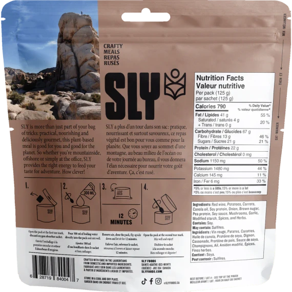 SLY Potato Bourguignon