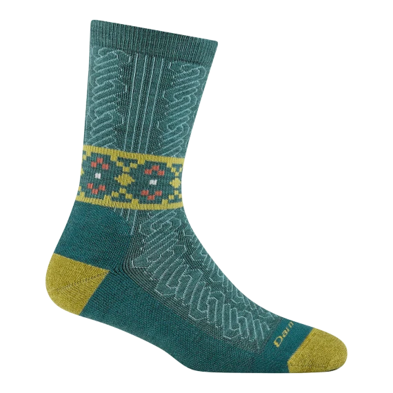 W's Nordic Twist Crew Lightweight Cushion - Teal