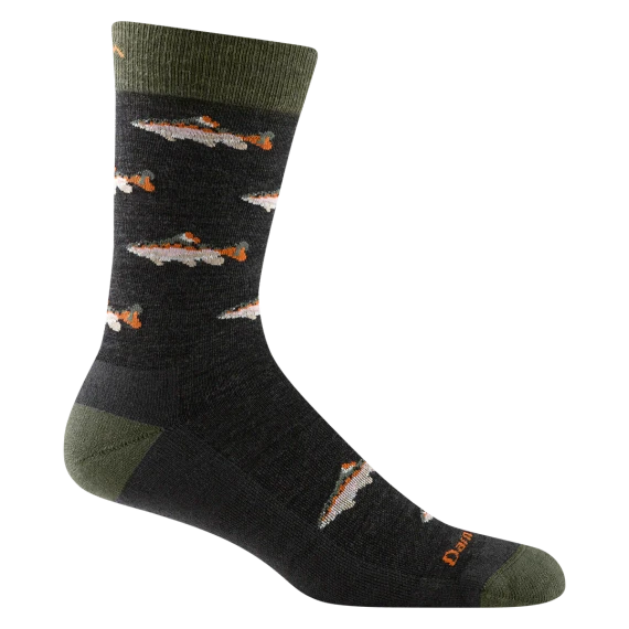 M's Spey Fly Crew Lightweight Cushion Lifestyle Socks - Charcoal