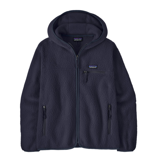 Women's Retro Pile Hoody - Sunken Blue