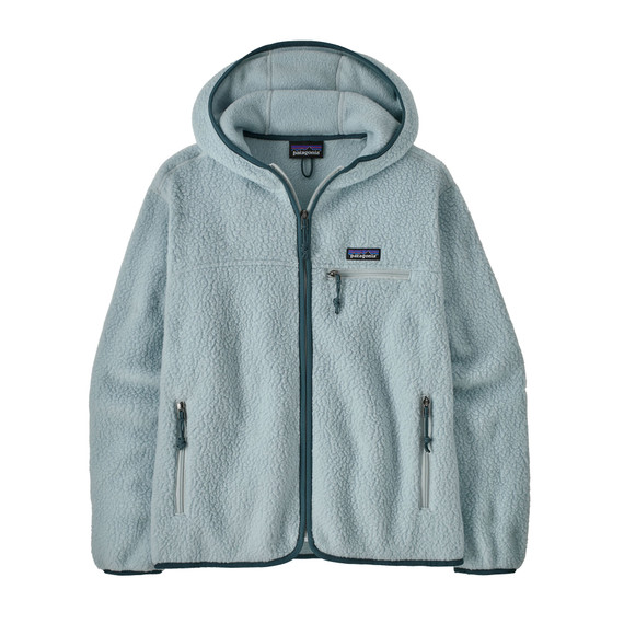 Women's Retro Pile Hoody - Virtually Blue