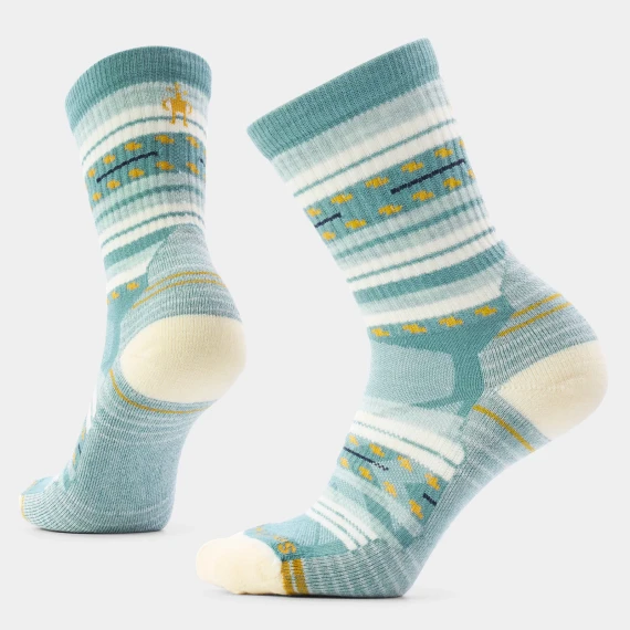 Women's Hike Light Cushion Margarita Crew Socks - Dusty Teal