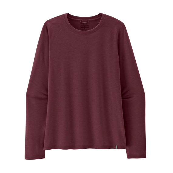 Women's Long-Sleeved Capilene® Cool Trail Shirt - Berry Fig