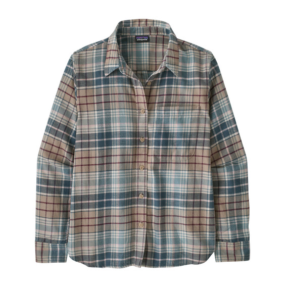 Women's Lightweight Fjord Flannel Shirt - Depth: Blue Sage
