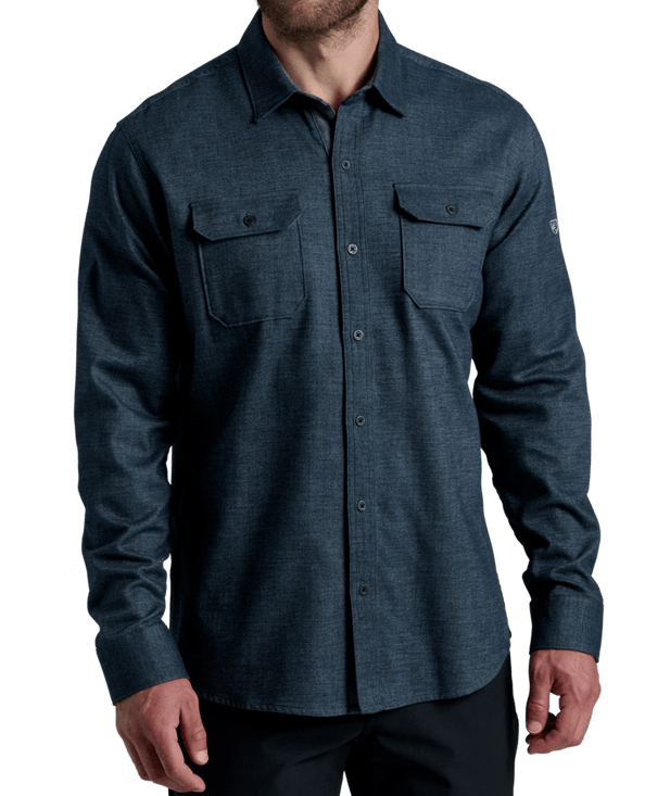 Men's Descendr™ Flannel Long Sleeve - Deep Abyss