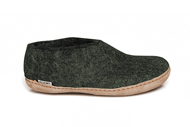 Glerups Shoe (Leather Sole) - Forest
