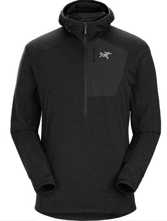 Arc'teryx Men's Delta 1/2 Zip Neck Hoody