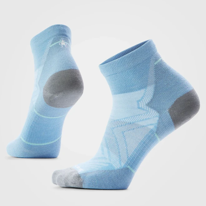 Women's Run Zero Cushion Ankle Socks - Serene Blue