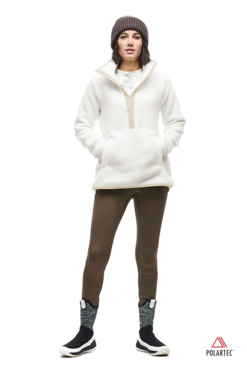 Pecora High Neck Pullover Sweater - Ecume