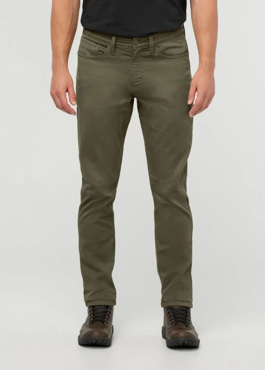 Men's No Sweat Relaxed Taper (Long) 34" Length - Kelp