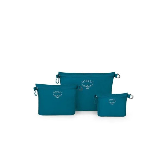 Ultralight Zipper Sack Set - Waterfront Blue