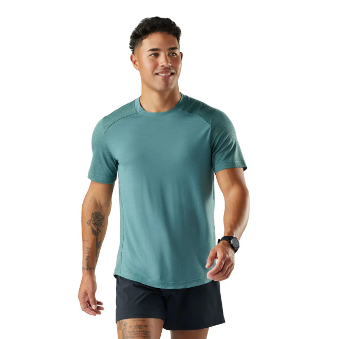Men's Active Mesh Short Sleeve Shirt - Dusty Teal