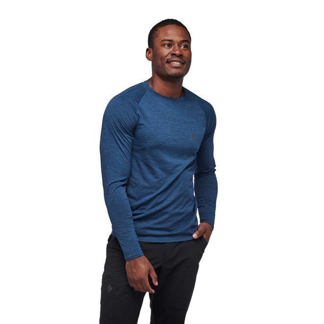 Men's Lightweight Long-Sleeve Tech Tee - Indigo