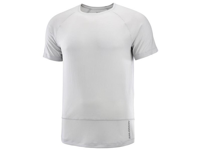 Men's Cross Run Short Sleeve Tee - Gray Violet