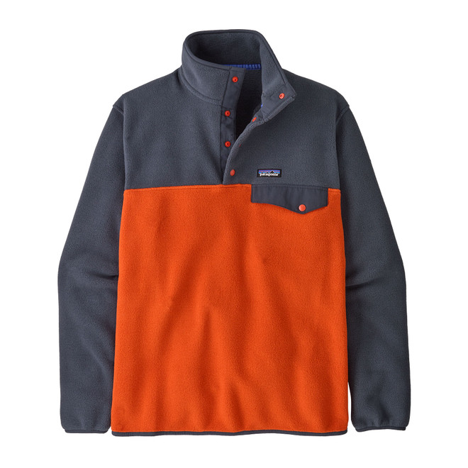  Men's Lightweight Synchilla Snap-T Fleece Pullover - Pollinator Orange