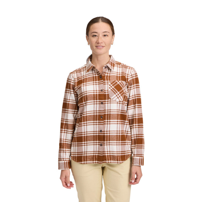 Women's Project Flannel - Clay Off White Plaid Women's Project Flannel - Clay Off White Plaid