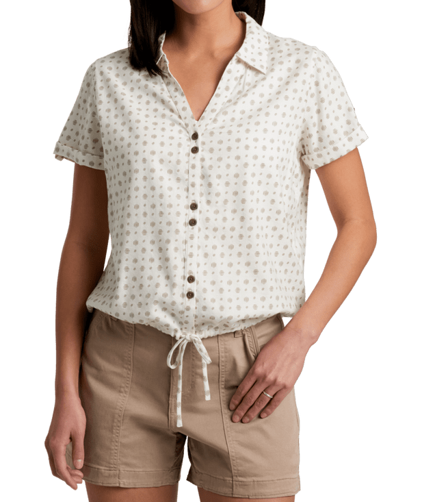 W's Liliana Shortsleeve - White Print