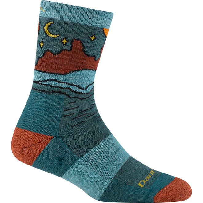 W's Celeste Micro Crew Mid-Weight Cushion - Teal