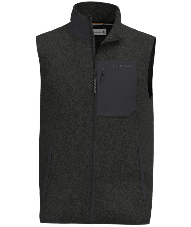 Men's Second Cut Fleece Vest - Charcoal