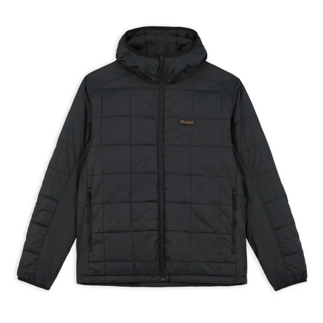 Men's Seasonal Lightweight Insulated Hood Jacket - Black