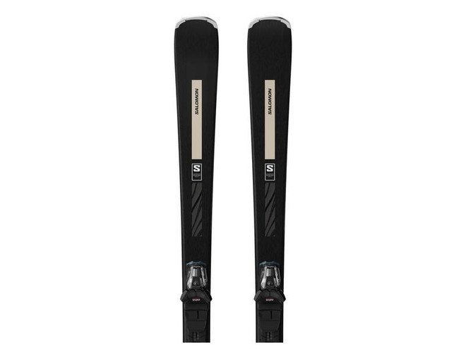 Salomon S/Max N°6 XT (+ M10 GW) Skis 2026 -Black/Ivory Cream