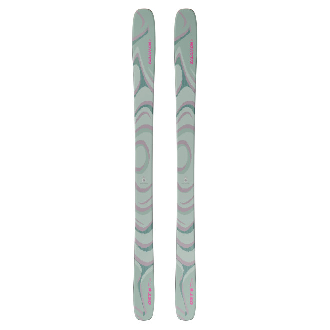 Salomon QST 100 Skis 2026 - Iceberg Green/Nirvana/Rhodamine