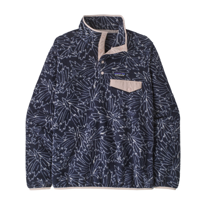 Women's Lightweight Synchilla® Snap-T® Fleece Pullover - Saxifrage: Sunken Blue