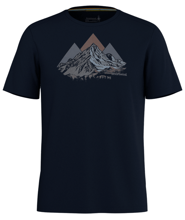 Men's Peak Bagger Active Short Sleeve Graphic Tee - Navy