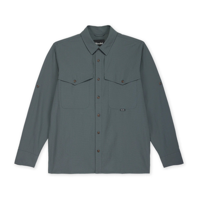 Men's Fly Fishing Shirt - Dark Slate