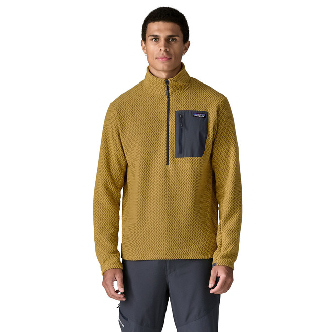 Men's R1 Air Zip Neck - Lynx Tan - Front