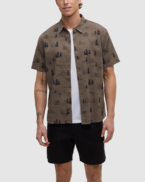 Men's Redwood Shirt - Timber/Lake Sasquatch