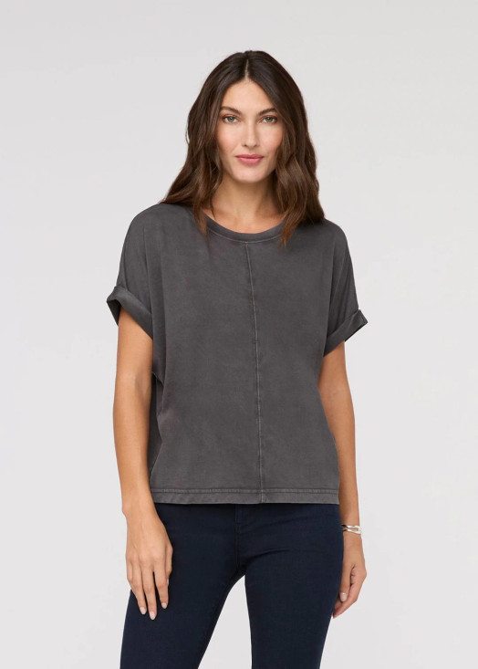 Women's PurePima Vintage Dolman Tee - Washed Gray
