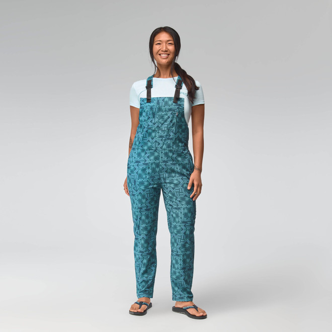 Women's Eddy Out Overalls - Stormy PNW