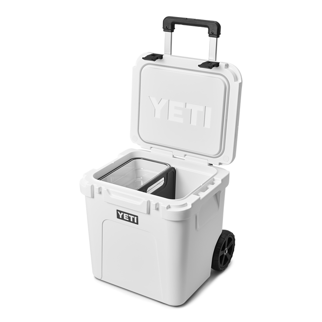 Roadie 48 Wheeled Cooler - White