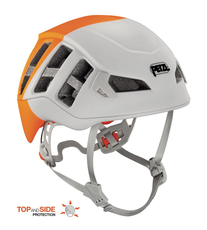 Meteor Helmet - White/Orange