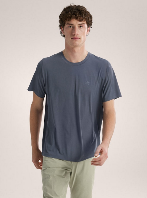 Men's Cormac Crew Short Sleeve Shirt - Dark Stratus