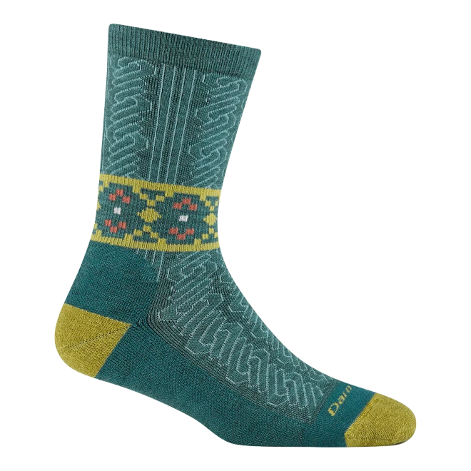 W's Nordic Twist Crew Lightweight Cushion - Teal